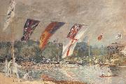 Alfred Sisley Regattas at Molesey France oil painting artist